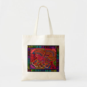 Tote Bag Le dragon Mola amical indien de Kuna