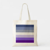 Tote Bag Le drapeau de la fierté lesbienne boucher de Slipp (Dos)