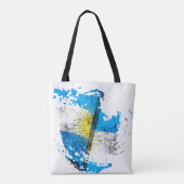 Tote Bag le drapeau de l'Argentine (Dos)