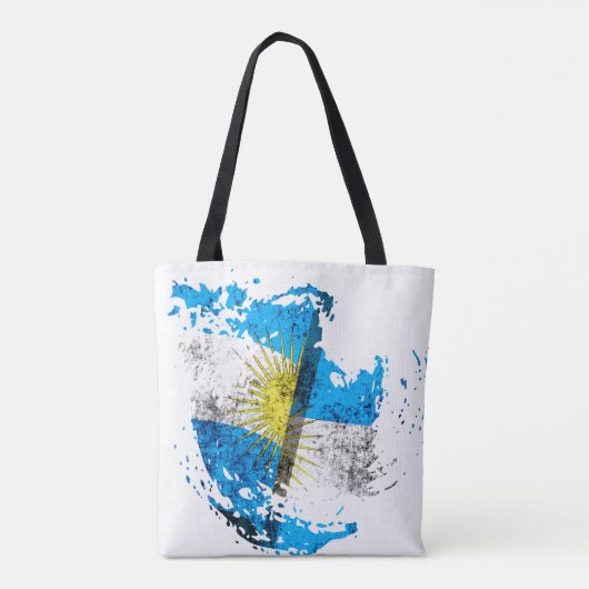 Tote Bag le drapeau de l'Argentine (Dos)