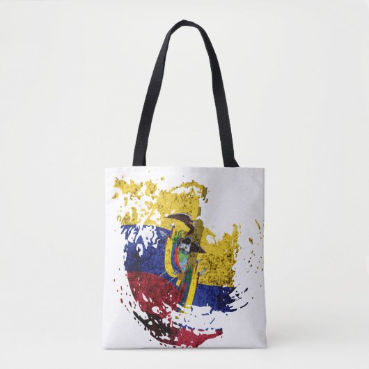 Tote Bag le drapeau de l'Equateur (Devant)