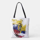 Tote Bag le drapeau de l'Equateur (Dos)