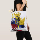 Tote Bag le drapeau de l'Equateur (De près)