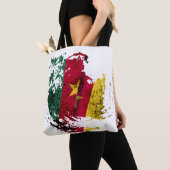 Tote Bag le drapeau du Cameroun (De près)