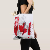 Tote Bag le drapeau du Canada (De près)