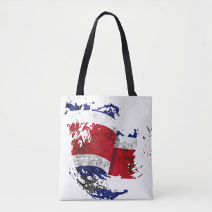 Tote Bag le drapeau du Costa Rica