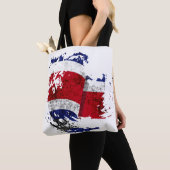 Tote Bag le drapeau du Costa Rica (De près)