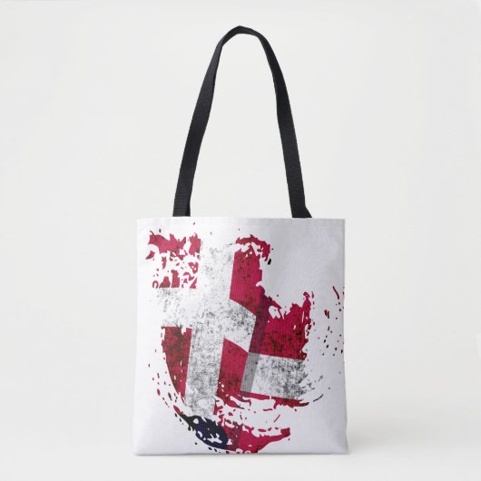 Tote Bag le drapeau du Danemark (Devant)