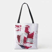 Tote Bag le drapeau du Danemark (Dos)