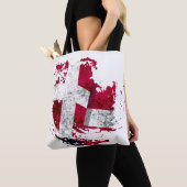 Tote Bag le drapeau du Danemark (De près)