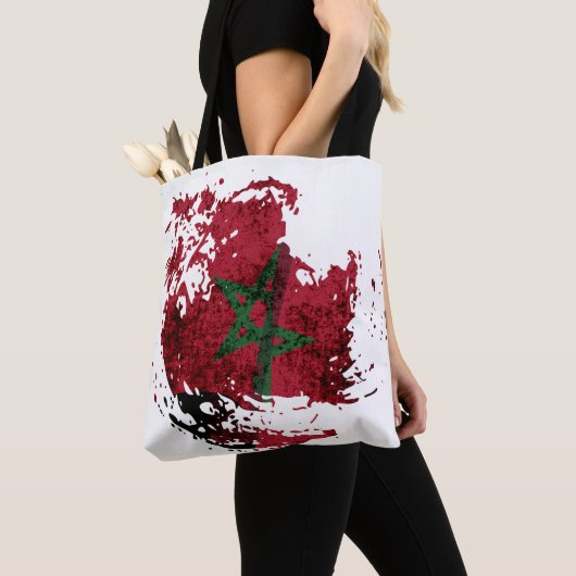 Tote Bag le drapeau du Maroc (De près)
