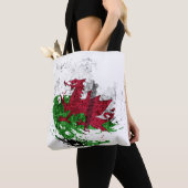 Tote Bag le drapeau du Pays de Galles (De près)