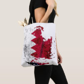 Tote Bag le drapeau du Qatar (De près)
