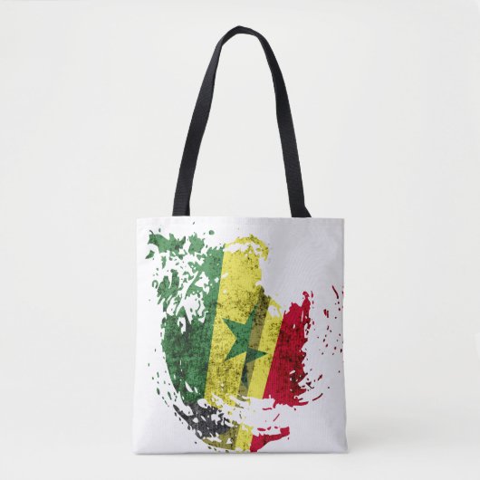 Tote Bag le drapeau du Sénégal (Devant)