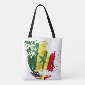 Tote Bag le drapeau du Sénégal (Dos)