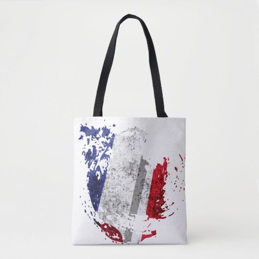 Tote Bag le drapeau français (Devant)