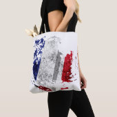 Tote Bag le drapeau français (De près)