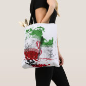Tote Bag le drapeau iranien (De près)