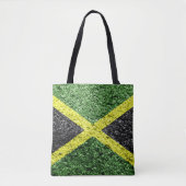Tote Bag Le drapeau jamaïcain en détresse (Devant)