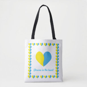 Tote Bag Le drapeau ukrainien au design simple