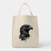 Tote Bag Le faucon noir (Dos)