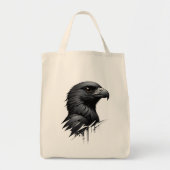 Tote Bag Le faucon noir (Devant)