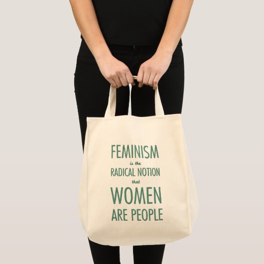 Tote Bag Le féminisme : La notion radicale que les femmes (Devant (produit))