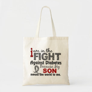 Tote Bag Le fils veut dire le monde à moi diabète