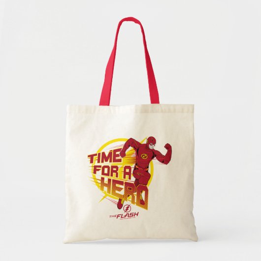 Tote Bag Le Flash | Graphique "Le Temps D'Un Héros" (Devant)