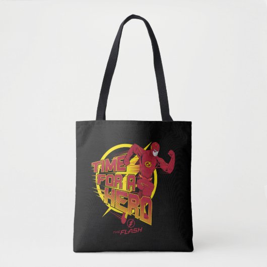 Tote Bag Le Flash | Graphique "Le Temps D'Un Héros" (Devant)