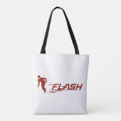 Tote Bag Le Flash | Logo du nom du super héros (Dos)