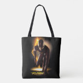 Tote Bag Le Flash | Position de début de l'impression (Dos)