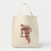 Tote Bag Le Flash | Silhouette du devis "Expression vide" (Devant)