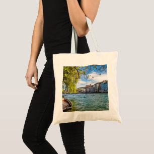 Tote Bag Le fleuve Limmat, Zurich