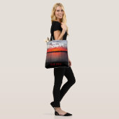 Tote Bag Le fleuve Nil, coucher de soleil dramatique. (Sur le modèle)