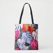 Tote Bag Le Foliage Tropical De La Jungle Paradise (Devant)