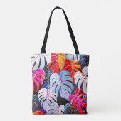 Tote Bag Le Foliage Tropical De La Jungle Paradise (Dos)