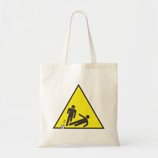 Tote Bag Le football d'attirail de glissement (Devant)