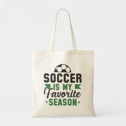 Tote Bag Le Football Est Ma Saison Préférée (Devant)