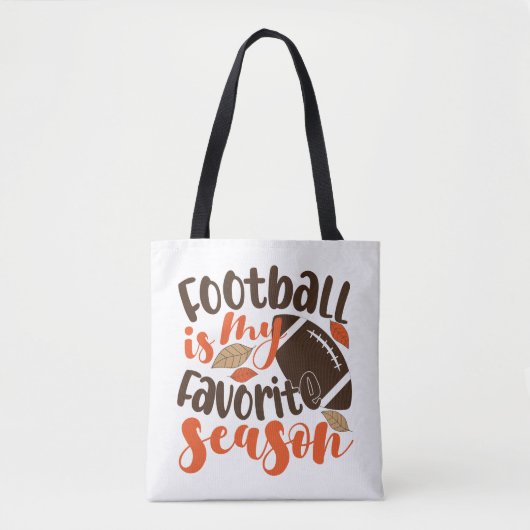 Tote Bag Le football est ma saison préférée (Devant)