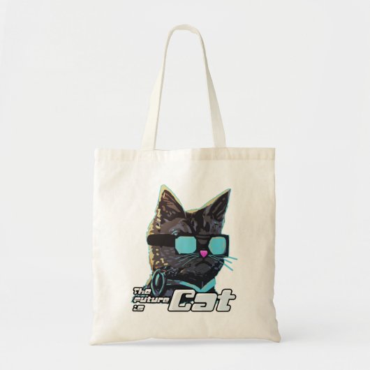 Tote Bag Le futur est chat (Devant)