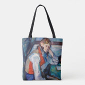 Tote Bag Le Garçon de la Veste Rouge, Cezanne (Dos)