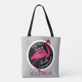 Tote Bag Le gardien du flamant (Dos)