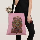 Tote Bag Le Géant Douce : Conception Artistique d'Éléphant (De près)