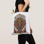 Tote Bag Le Géant Doux : Conception Artistique d'Éléphant (De près)