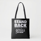 Tote Bag Le génie au travail (Devant)