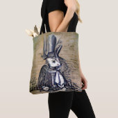 Tote Bag Le Gentleman Rabbit (De près)