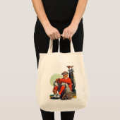 Tote Bag Le golfeur a continué l'attente (Devant (produit))