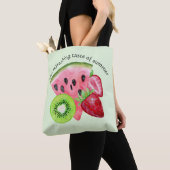 Tote Bag Le Goût Rafraîchissant De L'Été (De près)