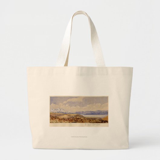 Tote Bag Le Grand Lac Salé, Utah (Devant)